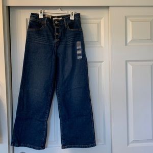 Levi’s Mile High Cropped Wide Leg jeans